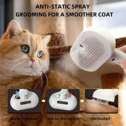GlowSpin Pet Spa Comb