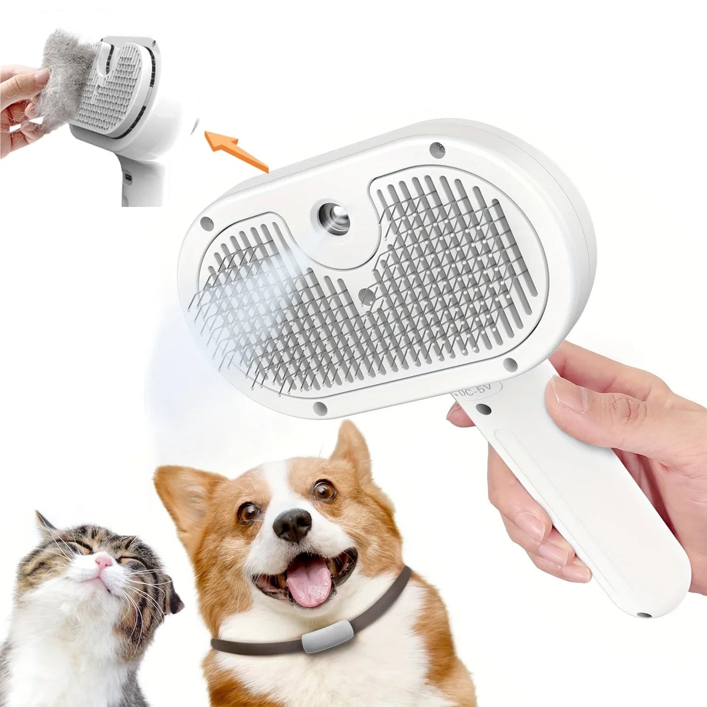GlowSpin Pet Spa Comb